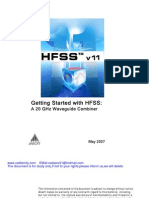 Ansoft HFSS Waveguide
