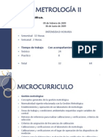 Presentación Metrologia II