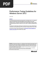 Performance Tuning Guidelines Windows Server 2012