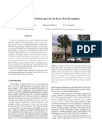 Top-Down and Bottom-Up Cues For Scene Text Recognition: Anand Mishra Karteek Alahari C. V. Jawahar