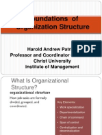 Foundations of Organisation structure