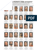 Most Wanted Property Crime Offenders, Dec. 2012