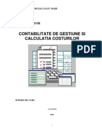 Contabilitate de Gestiune Si Calculatia Costurilor