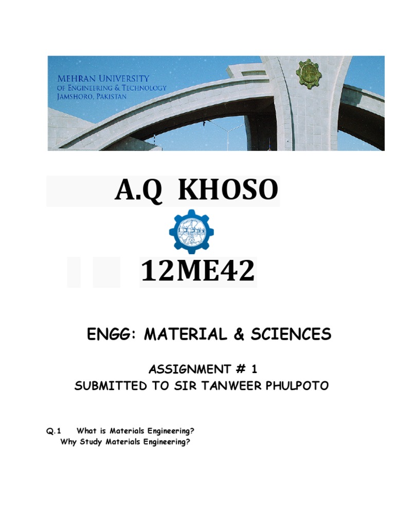 Overview of Materials Engineering | PDF | Crystal Structure ...