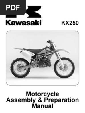 2005-2007 KX250 Manual | PDF | Brake | Screw