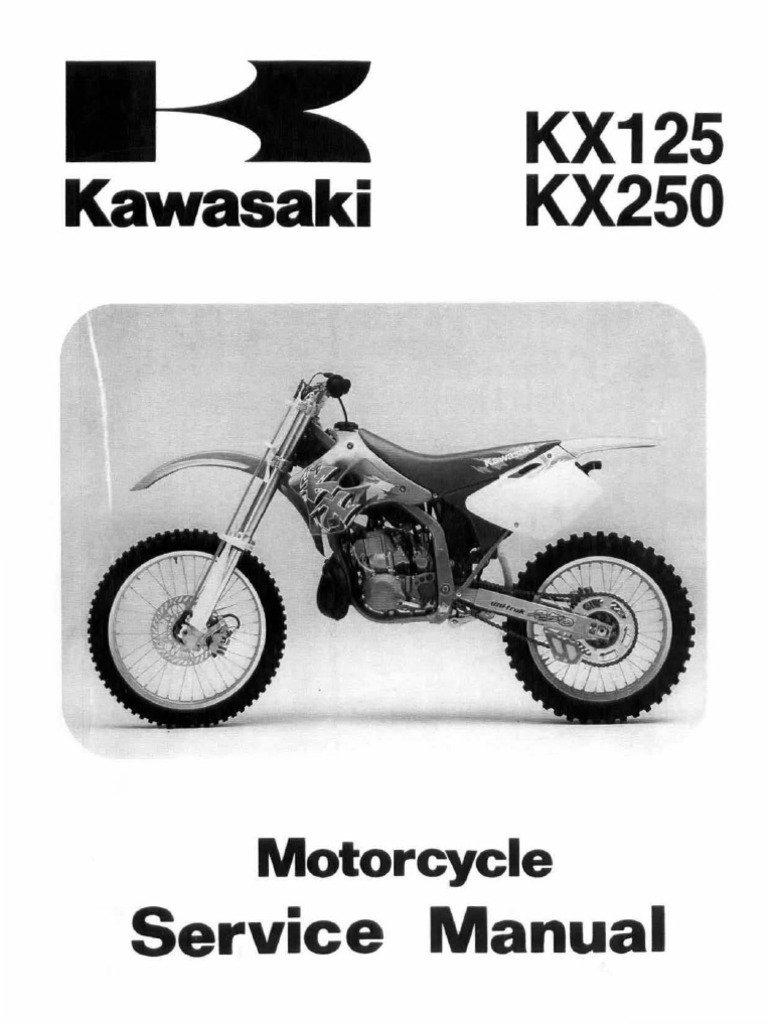 1999 Kx 125 Service Manual Free Download