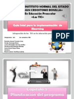 Diapositivas de lectuta y actividad Planificación del programa de elearning