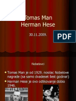 Tomas Man I Herman Hese