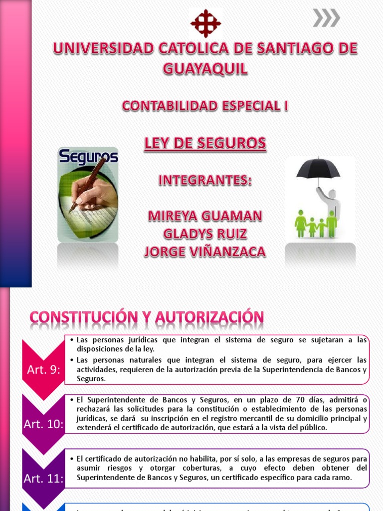 Ley de Seguros | PDF | Reaseguro | Póliza de seguros