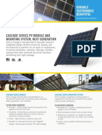 Silicon Energy Cascade Series Photovoltaic Module Specification Sheet