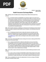Health Insurance Exchange Myths