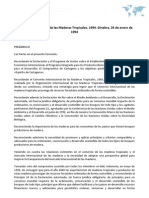 Acuerdo Internacional de Las Maderas Tropicales, 1994. Ginebra, 26 de Enero de 1994