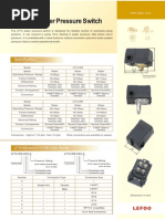 LF10-W Pressure Switch