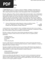 Analise Financeira