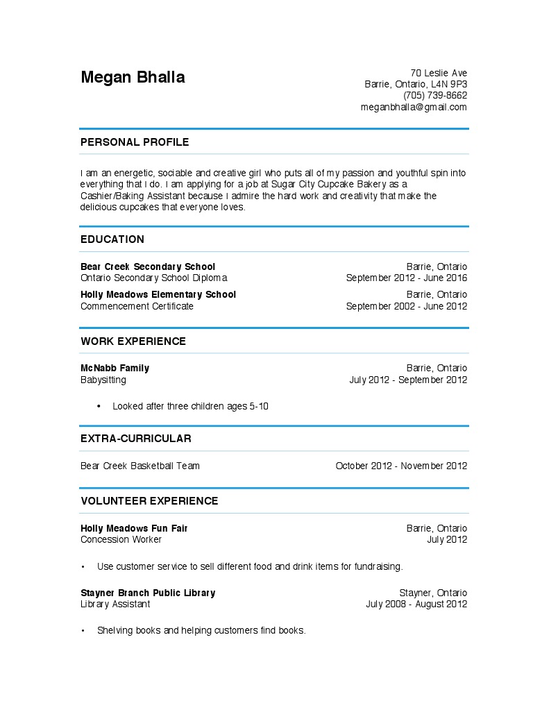 Job Application for Bakery Position | PDF | Career & Growth