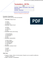 Pacemakers, Aicds: Nomenclature Magnets Electrocautery Preop Intraop Methods and Uses Nomenclature Other Points