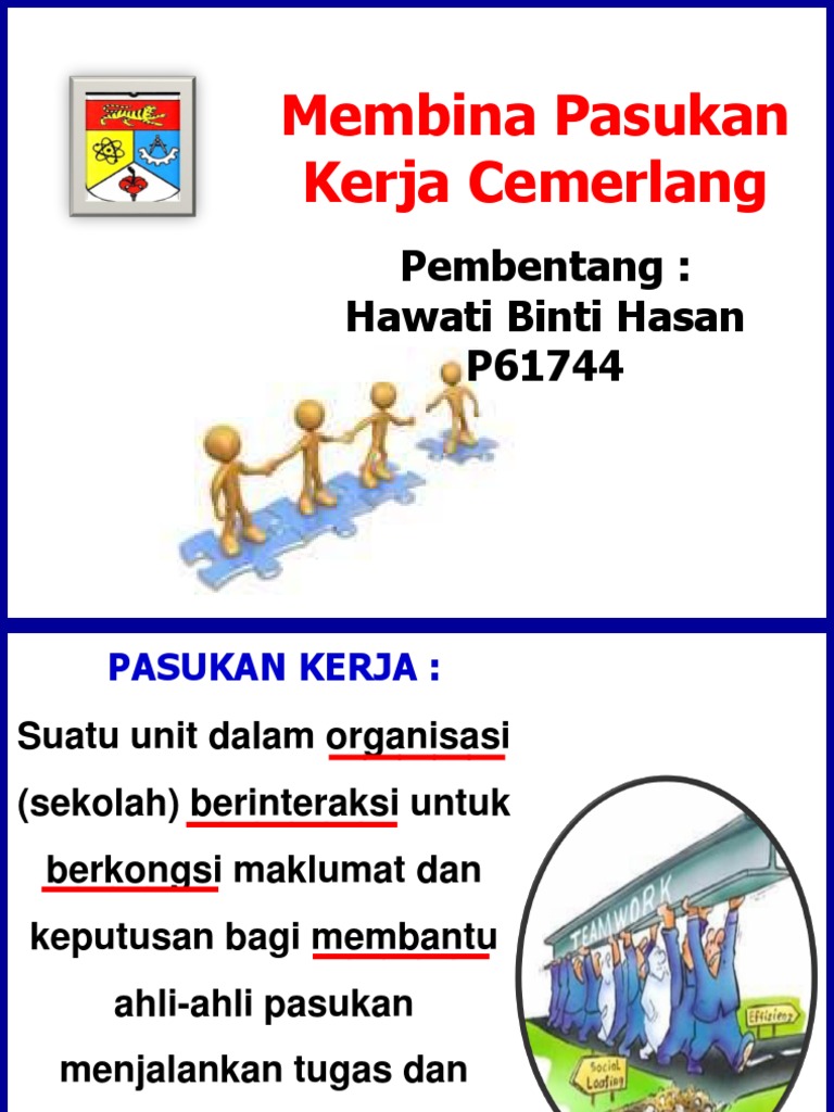 Membina Pasukan Kerja Cemerlang Pdf