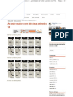 Acorde Maior Com Décima Primeira 11