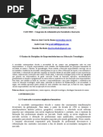 O ensino da disciplina de empreendedorismo na educação tecnológica 