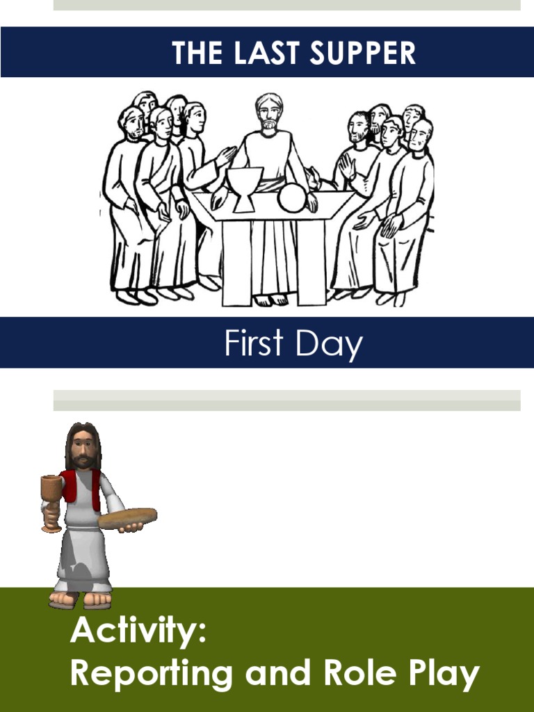 The Last Supper Pdf Last Supper Eucharist