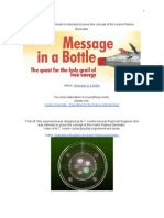Keshe - Message in a Bottle