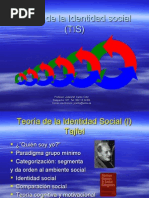 Teoría de La Identidad Social de Tajfel (Teoría de La Identidad Social ...