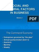 Social and Cultural Factors in Business: Week 2