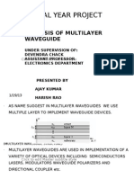 Final Year Project: Topic Analysis of Multilayer Waveguide