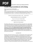 Download Gender Representation in Advertising by NurSyazana Saad SN121162675 doc pdf