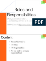 HR Roles Responsibilities