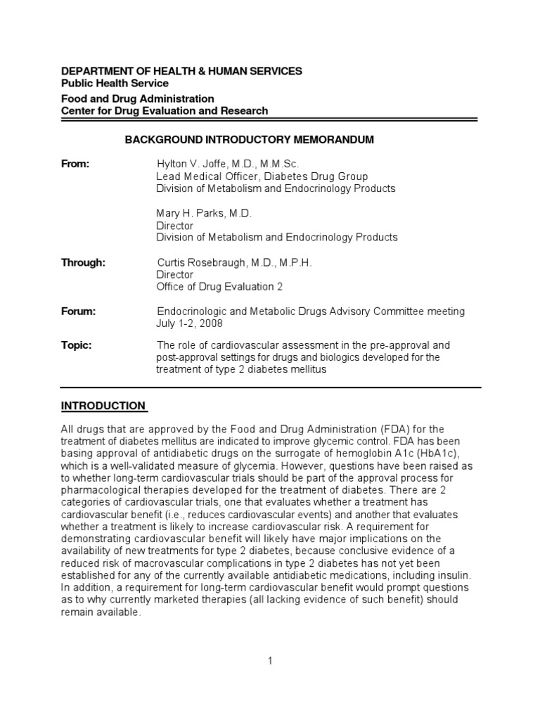 2008 4368b1 01 FDA PDF | PDF | Diabetes Management | Diabetes Mellitus ...