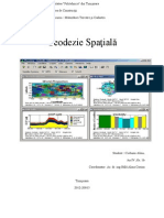 Proiect Geodezie Spatiala