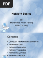 Network Basics: by Muhammad Arslan Farooq Mba-Itm (Iiui)