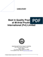 Best in Quality Practices at M-Artal Poultry International (PVT) Limited