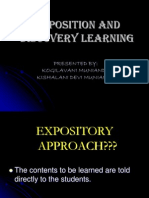 Exposition and Discovery Learning