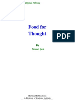 Food for Thought - Natural Nutrition Guide (126 Pages Well Documented, Meatless, Dairy-free, Oil-free, s