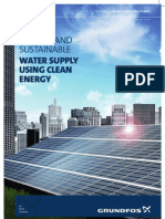 Flexible and sustainable water supply using clean energy