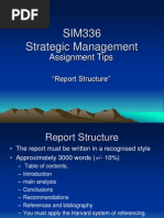 SIM336 Strategic Management: Assignment Tips