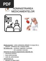 Administrarea Medicamentelor