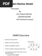 Hidden Markov Model HMM