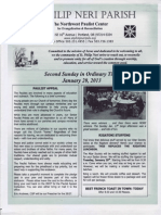 Bulletin For January 21, 2013