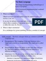 The Basic Language Concepts of OOP