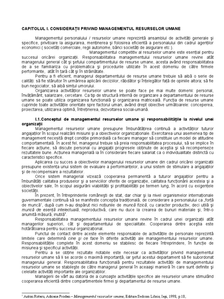 2 Managementul Resurselor Umane