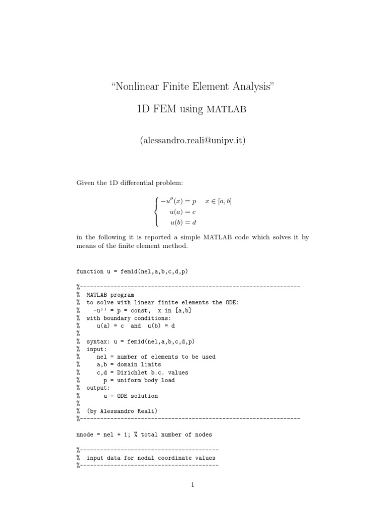 FEM | PDF