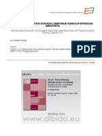 Etnonacionalistički stavovi i ometanje funkcija etničkog identiteta / Ethnonationalist Attitudes and the Obstruction of Functions in Ethnic Identity