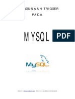 Pengenalan Trigger Pada MySQL