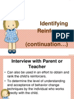 Identifying Reinforcers