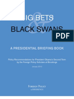 big bets and black swans a presidential briefing book