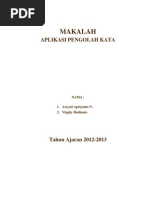 Download makalah aplikasi pengolah data by   SN121318759 doc pdf