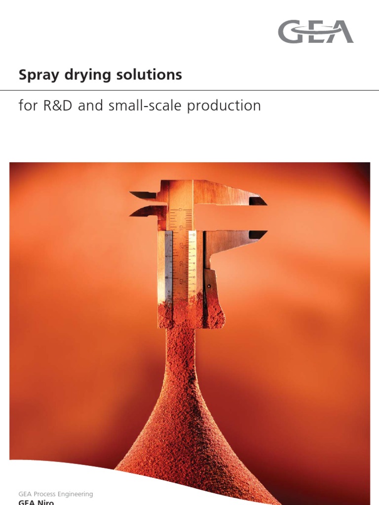 Small Scale Spray Drying | PDF | Aerosol | Nozzle